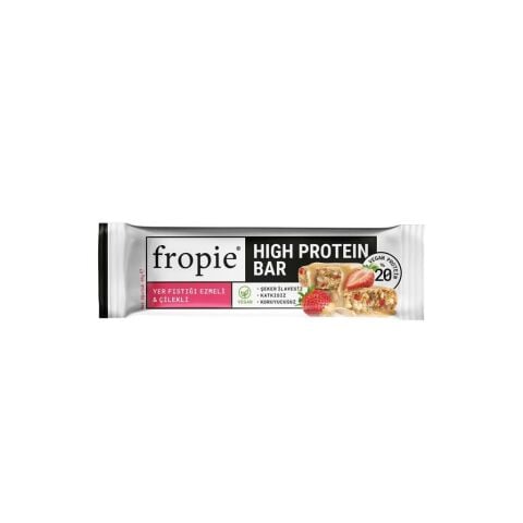 Fropie Glutensiz Yer Fıstıklı&Çilekli Protein Bar