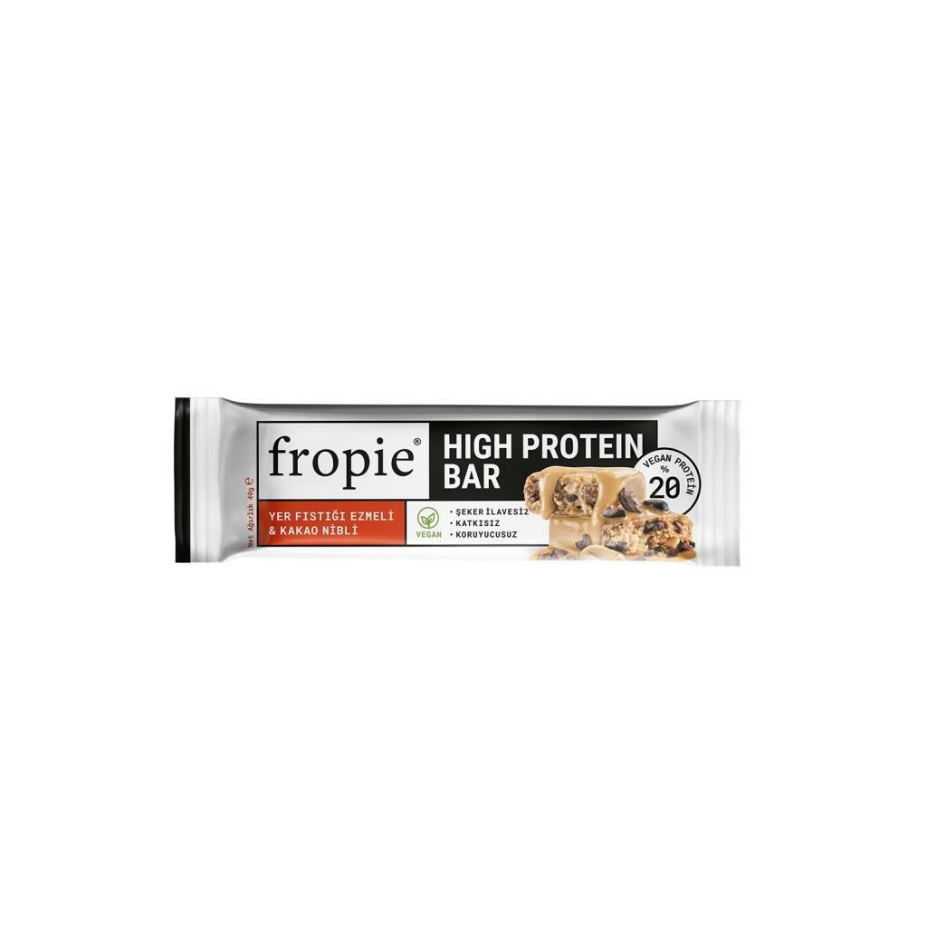 Fropie Glutensiz Yer Fıstıklı&Kakao Nibli Protein