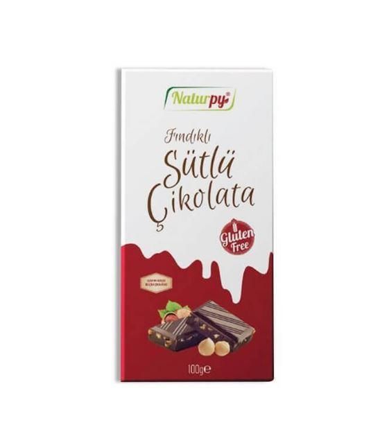 Naturpy Fındıklı Sütlü Glutensiz Beyoğlu Çikolata