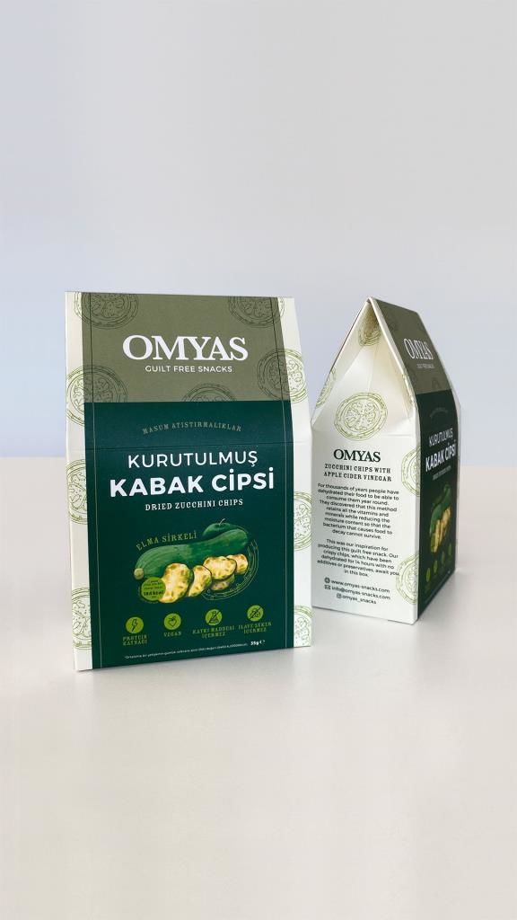 Omyas glutensiz elma sirkeli kabak cipsi 35 gr