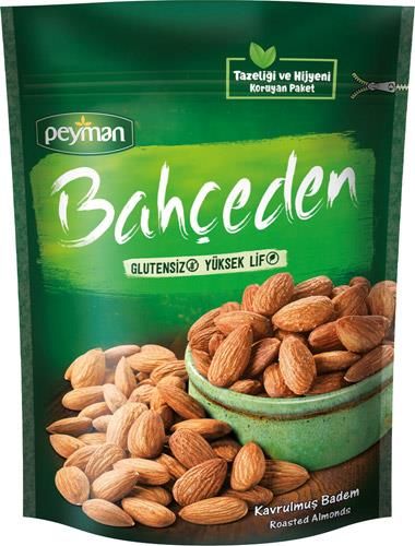 Peyman Bahçeden Glutensiz kavrulmuş badem 140 gr