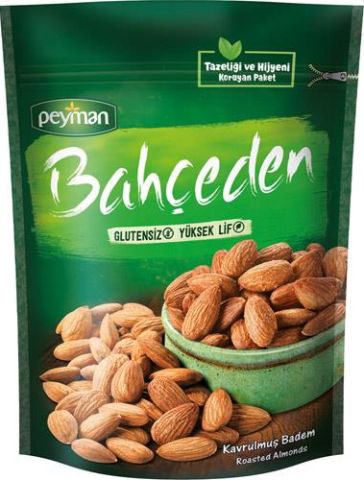 Peyman Bahçeden Glutensiz kavrulmuş badem 140 gr