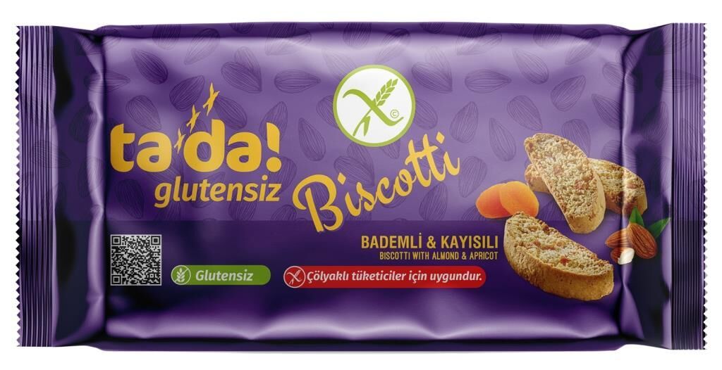 Tada Glutensiz Bademli Kayısılı Biscottİ 110 GR