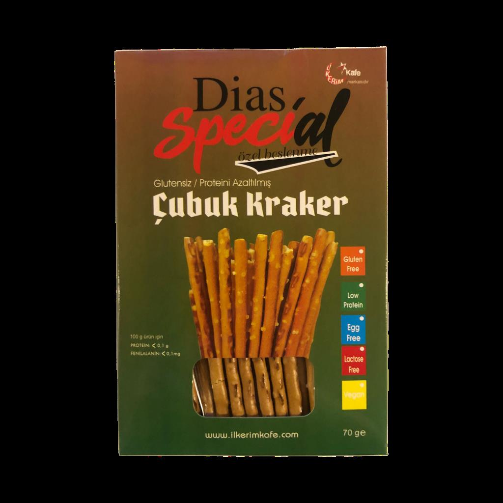 Dias Special Glutensiz Çubuk Kraker 70 Gr