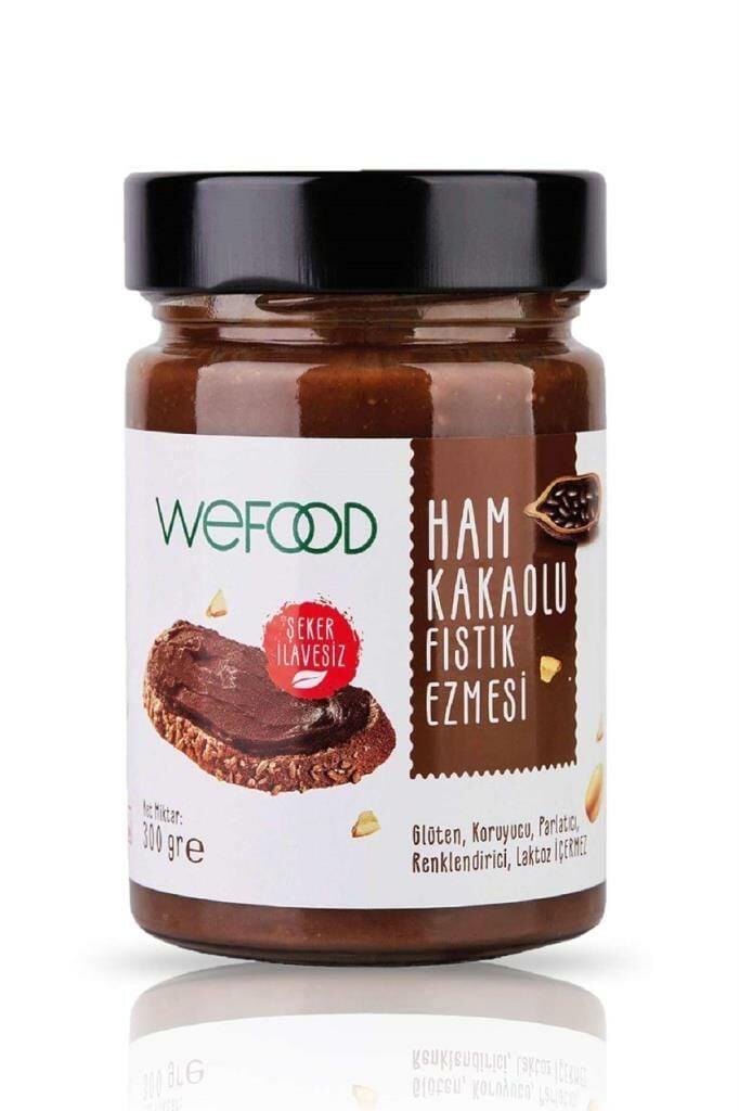 wefood fıstık ezmesi ham kakaolu - 300 gr