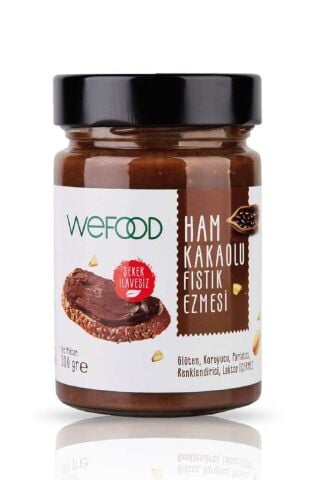 wefood fıstık ezmesi ham kakaolu - 300 gr