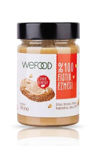 wefood fıstık ezmesi %100 sade - 300 gr