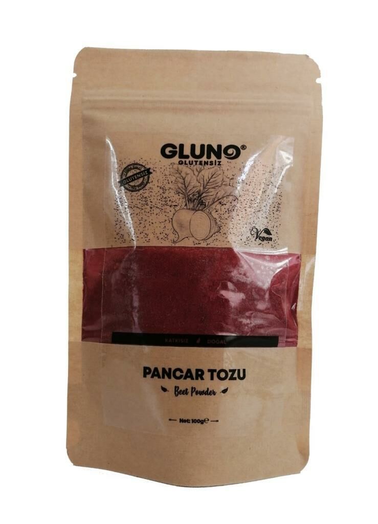 Gluno Glutensiz Pancar Tozu 100gr