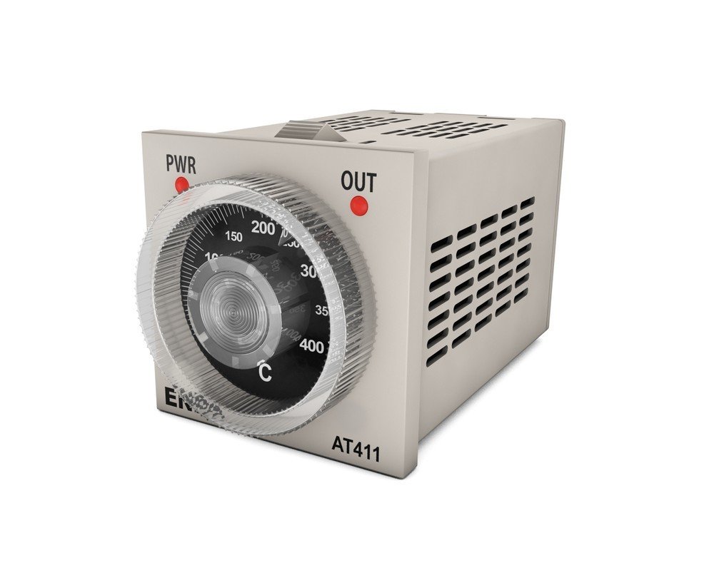 AT411-230-S08-FE-400 On-Off veya Zaman Oransal Analog Sıcaklık Kontrol 48x48mm 230VAC +%10 -%20 | AT411-FE-400-230VAC Muadili