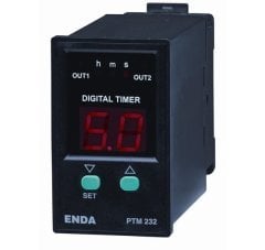 PTM-232-230  Dijital Zaman Rölesi 44x73 11 pin soket 230V AC +%10-%20 50/60Hz  ENDA