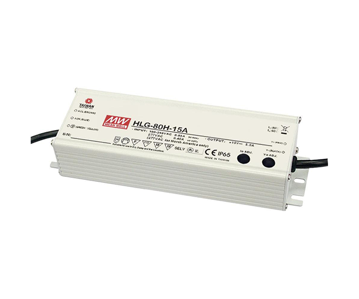 HLG-80H-12A  12Vdc 5,0Amp ADJ