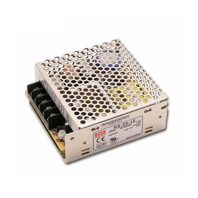 RS-050-12  	12Vdc 4.2Amp  MEANWELL |