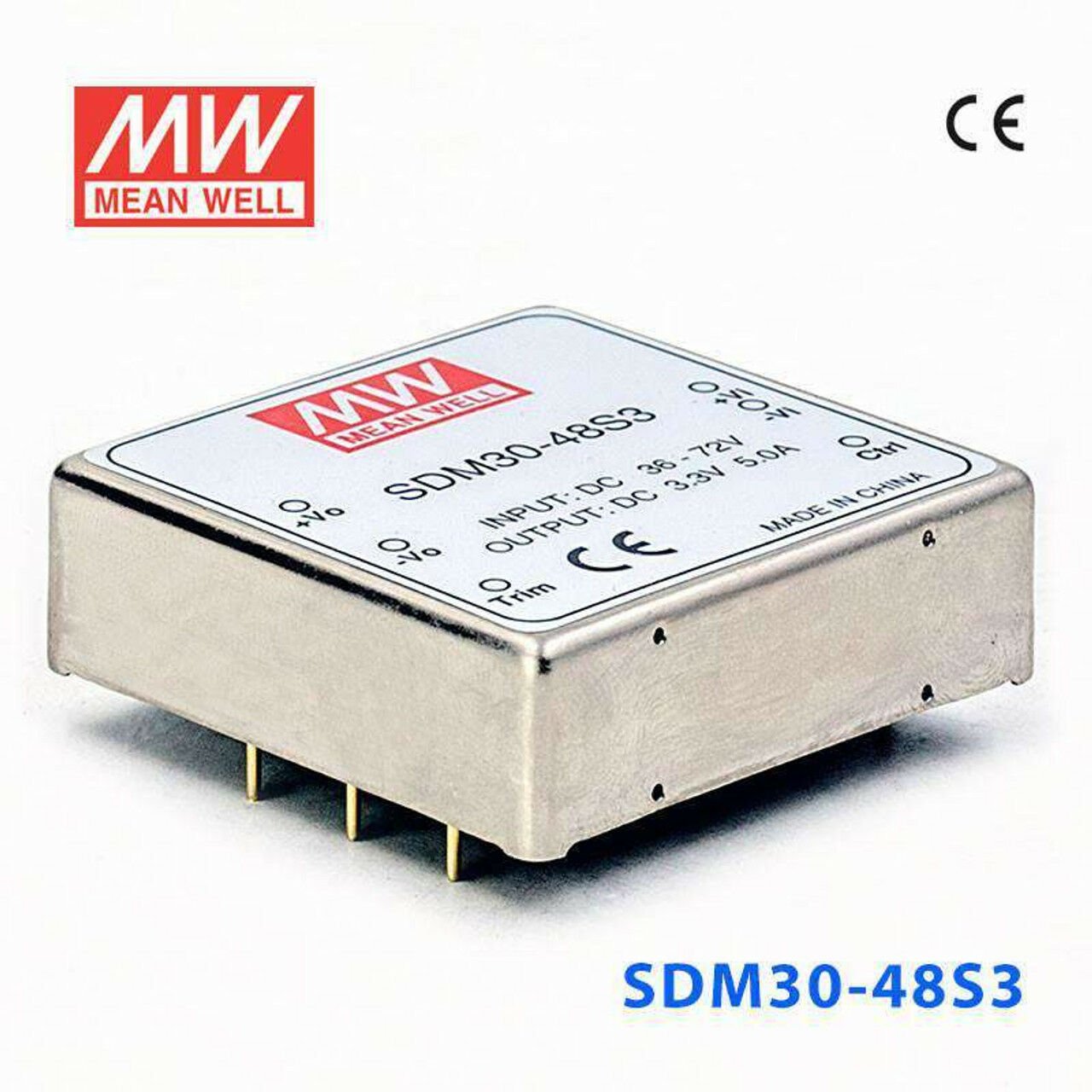 SDM30-48S3  36~72Vdc>+3.3Vdc 5.0Amp