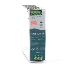 SDR-120-48  48Vdc 2.5Amp DIN Rail  MEANWELL |