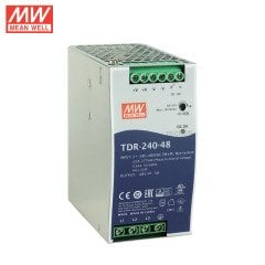 TDR-240-48  TDR24048 48Vdc 5.0Amp DIN Rail Trifaze  MEANWELL |