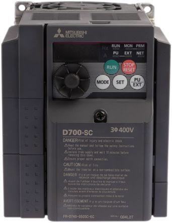 FR-D740-050SC-EC FRD740050SCEC Mitsubishi Sürücü 2,2KW Üç Fazlı 380 Vac Beslemeli