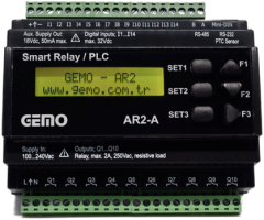 AR2-A-24VDC-12D2A-TR Akıllı Röle / PLC