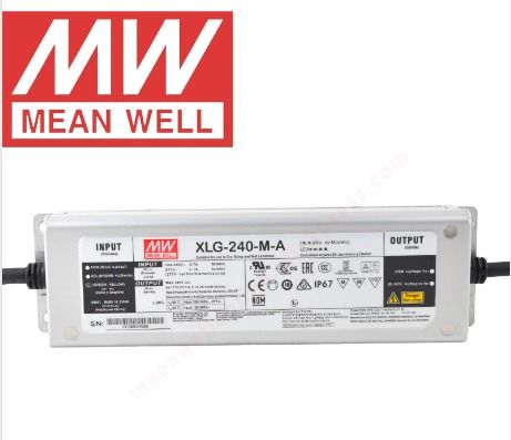 XLG-240-M-A  	90~171Vdc,1400~2100mA Constant Power,+ADJ.  MEANWELL