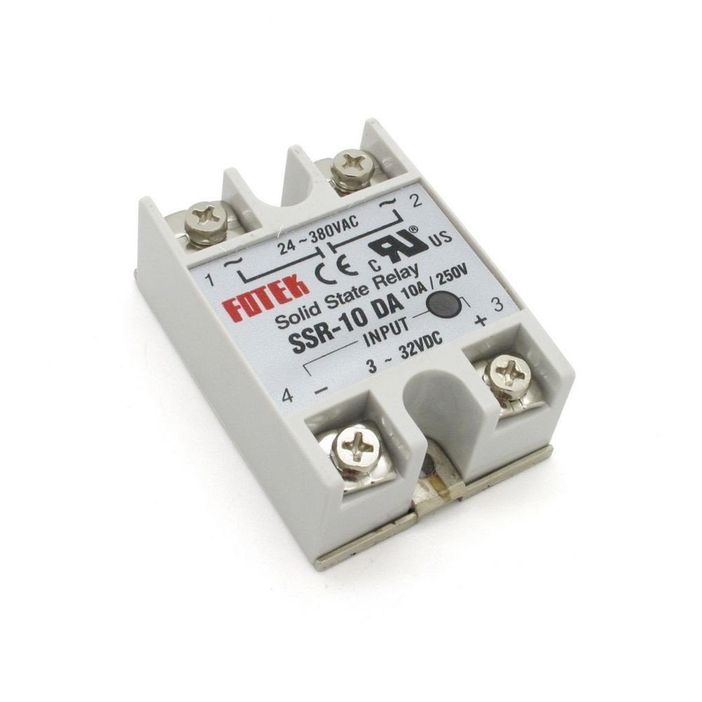 SSR-10DA FOTEK 3-32VDC Tetikleme,24-380VAC Çıkış Voltajı,10A Monofaze SOLİD STATE RELAY(SSR Röle)