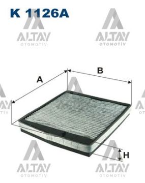 POLEN FİLTRESİ S60 / S70 / S80 / V70 / XC90 03-10 KARBONLU