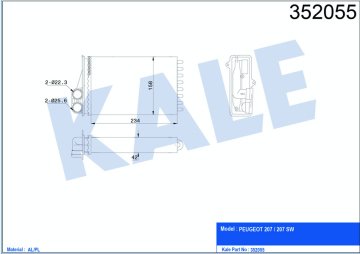 KALORIFER RADYATORU PEUGEOT 207 06>