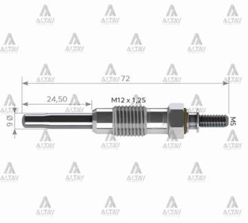 KIZDIRMA BUJİSİ (ISITMA) PARTNER / BERLINGO / J9 / BOXER 1.9 11V.