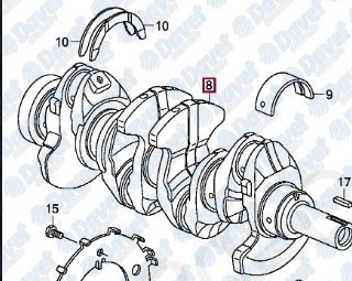 KRANK MILI HONDA CIVIC 1.6 MOTOR R16 R18 MOTOR 2007 2013 (4 BALTA)