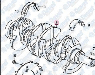 KRANK MILI HONDA CIVIC 1.6 MOTOR R16 R18 MOTOR 2007 2013 (4 BALTA)