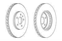 ON FREN AYNASI HAVALI SAG SOL AUDI A4 A5 Q5 (320×30MM) 08>>