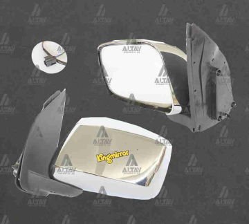 AYNA DIŞ DİKİZ PICKUP 06=> NAVARA ELEKTRİKLİ KROM SOL