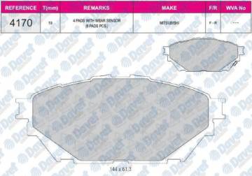 ON / ARKA FREN BALATASI FUSO CANTER TFB75 TFB85 EURO5 10> TEMSA PRESTIJ 10>