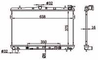 SU RADYATORU BRAZING HYUNDAI ELANTRA 96-00 1.5-1.6-1.8-2.0 A/T