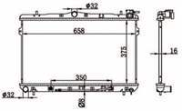 SU RADYATORU BRAZING HYUNDAI ELANTRA 96-00 1.5-1.6-1.8-2.0 A/T