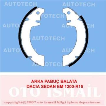 ARKA PABUÇ BALATA DACIA SEDAN EM 1200-R15 (180x42)