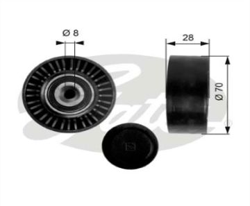V KAYIŞ GERGİ RULMANI T36248 T5-AMAROK-CRAFTER-PASSAT-A4 AVF-BLB-BRE-CKUB-CKTB-CDCA-CAAA-CAAB 1,9 TDİ-2,0 TDİ