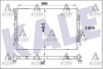 RADYATÖR SU PASSAT / ARTEON / GOLF7 / TİGUAN 13=> DFHA-CUAA-CUNA-DBGB-DFGB 2.0 TDI BRAZING