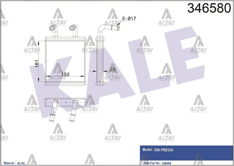 RADYATÖR KALORİFER PREGIO 97-05 BRAZING