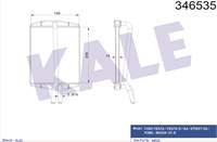 KALORIFER RADYATORU FORD KA 00>08 STREET KA 02>05 PUMA 97>01 MAZDA 121 III 96>03  (247×198×22)