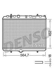 RADYATOR PEUGEOT P307 - P407 - CITROEN C4 - C5 1.6HDI  2.0HDI 08-> PARTNER 1.6HDI   ####