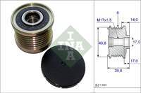 Alternator Kasnagı-(Nıssan: Xtraıl 08>> ''2.0''/Juke 11>> ''1.6''/Qashqaı 07>> ''2.0'' )