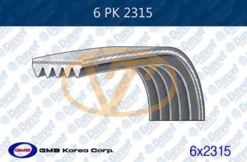 GMB 6PK2315 - KANALLI KAYIS