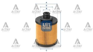 YAG FILTRESI ALBEA / FIORINO / DOBLO / PUNTO / LINEA / ASTRA H / COMBO / CORSA C 1.3JTD UFI SOGUTUCU OEM (ORİJİNAL EQUİPMENT MANUFACTURER)