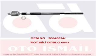 ROT MİLİ DOBLO-DOBLO CARGO-ALBEA MTJ 01=> DOBLO 06=>