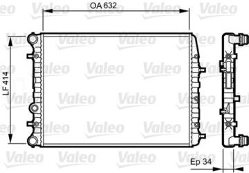 Motor Radyatoru Polo Cordoba Ibıza Iv V Fabıa Roomster 1,2 1,4 1,6 1,9Tdı 99>16