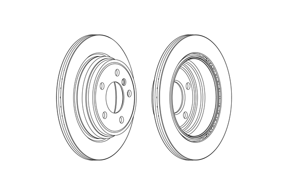 FREN DISKI ARKA HAVALI BMW F30 F32 F34 F36  3.20/3.28 TAKIM
