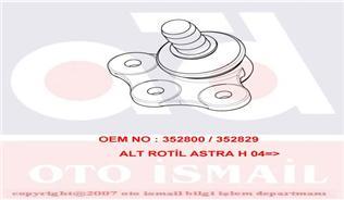 ROTİL ALT ASTRA G(98-05)-ASTRA H 04=>MERIVA B 10=>OMEGA B(94-03)-VECTRA B(95-03)-ZAFIRA 00=>