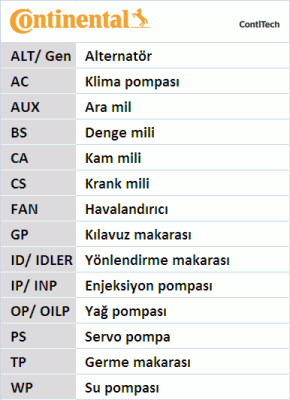 TRİGER KAYIŞI FORD