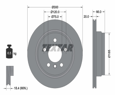 FREN DİSKİ ARKA  F30-F30 LCİ-F31-F31 LCİ-F34 GT -F34 GT LCİ-F35-F35 LCİ-F32-F32 LCİ-F33-F33 LCİ-F36-F36 LCİ BM
