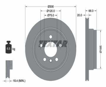 FREN DİSKİ ARKA  F30-F30 LCİ-F31-F31 LCİ-F34 GT -F34 GT LCİ-F35-F35 LCİ-F32-F32 LCİ-F33-F33 LCİ-F36-F36 LCİ BM