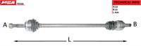 AKS KOMPLE SAG-(ABSLI)-(OPEL: ASTRA F 91>98 ''1.4-1.6''/CORSA B 93>01 ''1.2-1.4-1.5D''/COMBO 97>01''1.4-1.7D'' ) 704042 SOLU